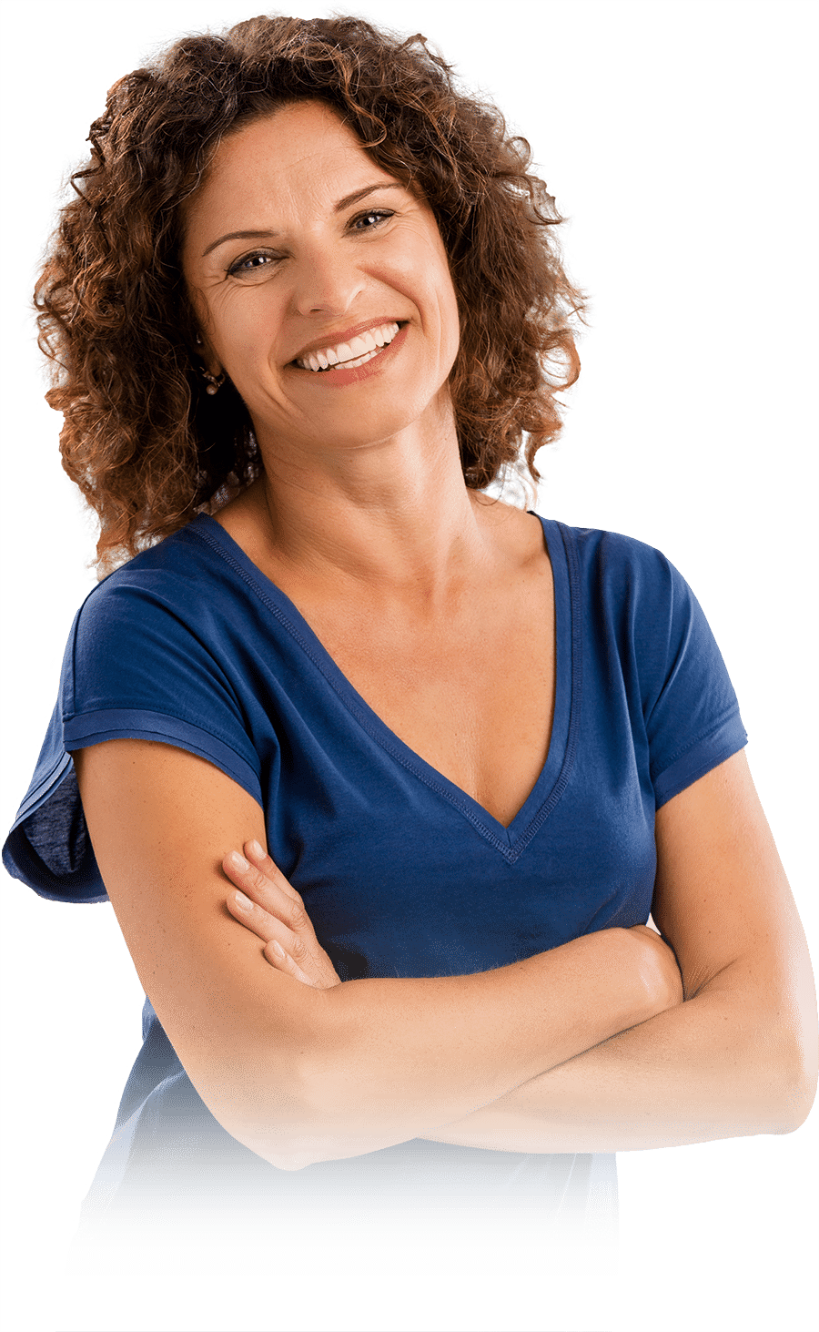 patient smiling after full mouth reconstruction procedure Voorhees, NJ